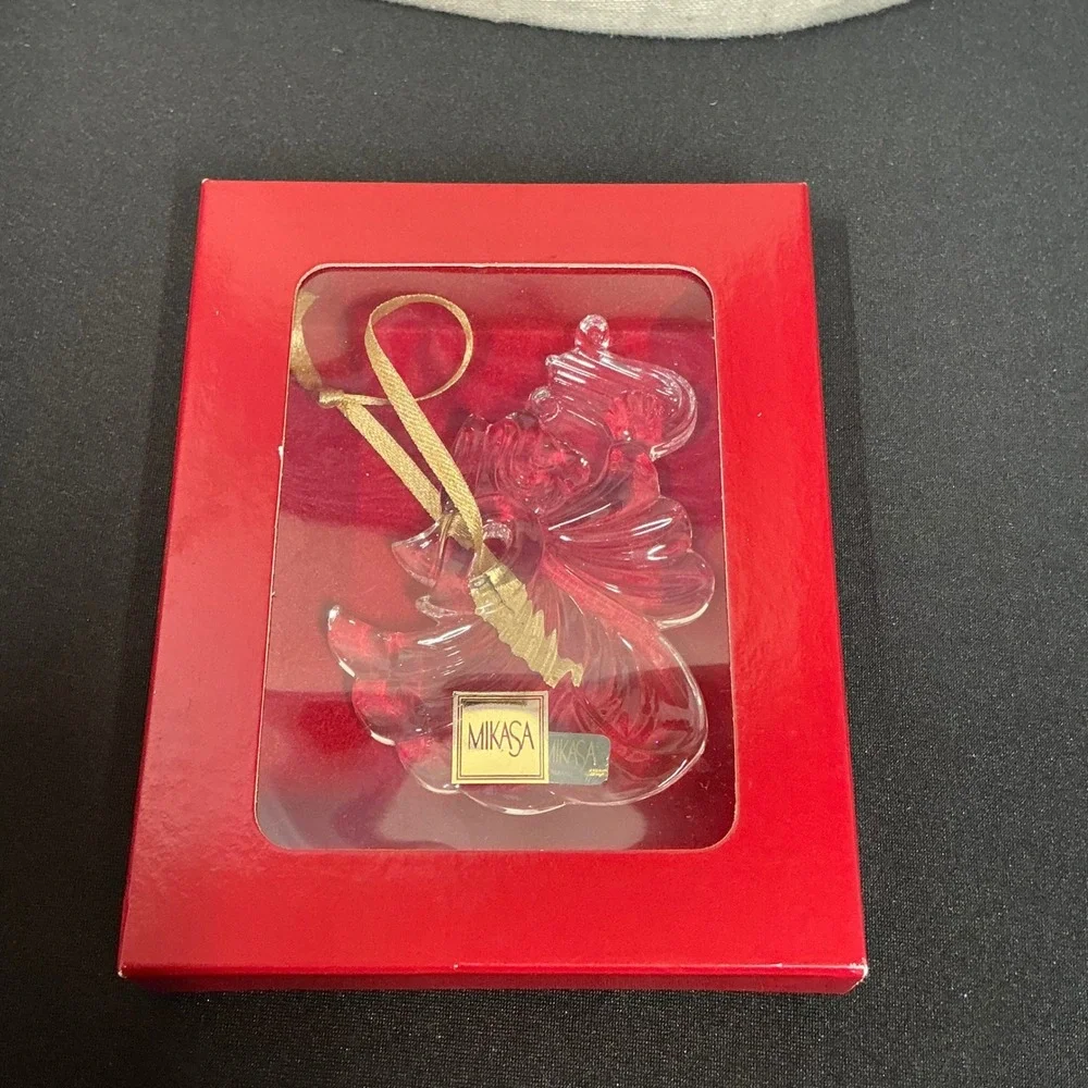 Mikasa Crystal‎ Angel Ornament Christmas Tree Decoration in Box Germany